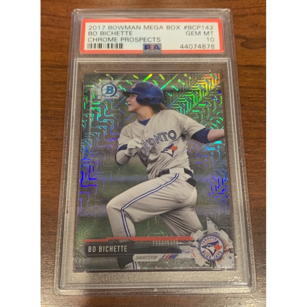 BO BICHETTE 2017 BOWMAN MEGA BOX MOJO CHROME PROSPECTS RC PSA 10